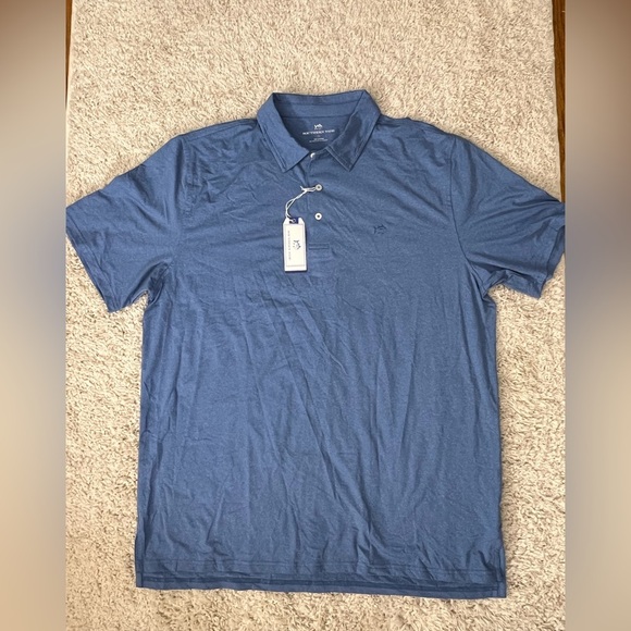 Men's XL Southern Tide Blue Performance Polo Shirt NWT - Picture 1 of 6